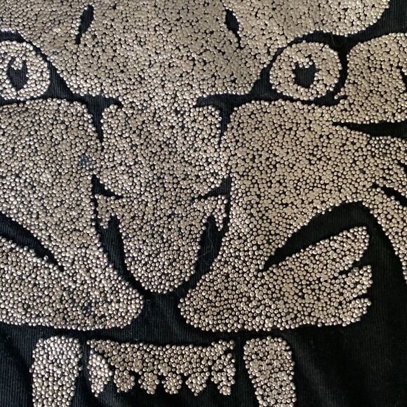 NWT Guess blk tee with lion head design men’s size L - Picture 3 of 6